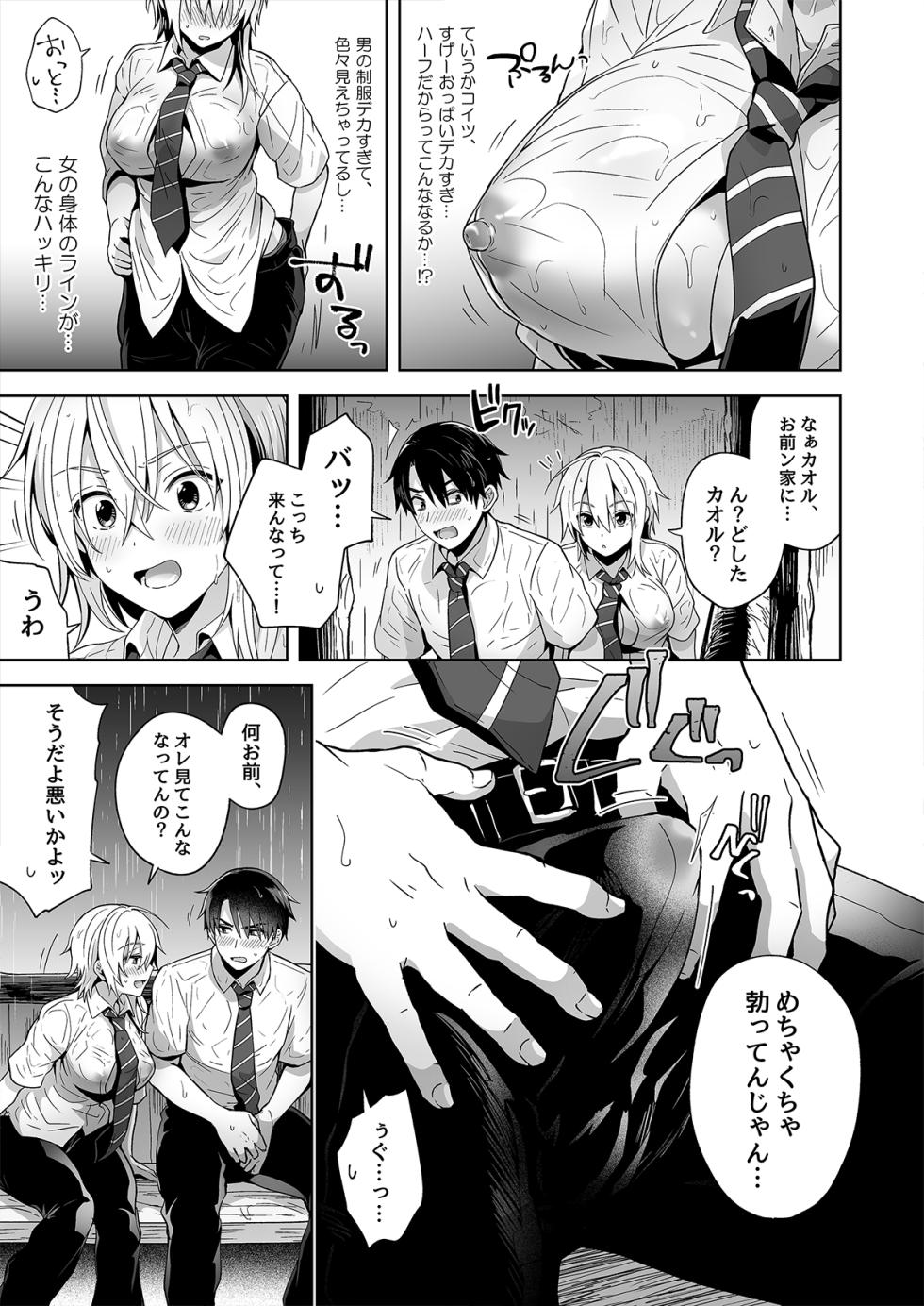 [UTEN+ (雨天あめか)] 俺の親友はTS(性転換)体質 総集編1 黒線修正 - Page 10