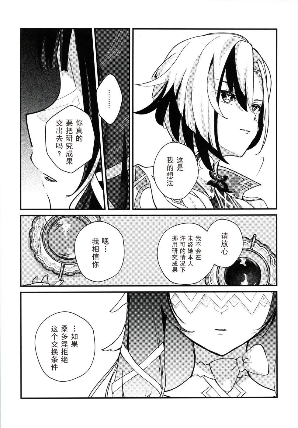 (Chou Kami no Eichi 2026) [BEGINNER (ESU)] Okaeri Sandrone ｜欢迎回来，桑多涅(Genshin Impact)][Chinese] [kanashi个人汉化] - Page 11