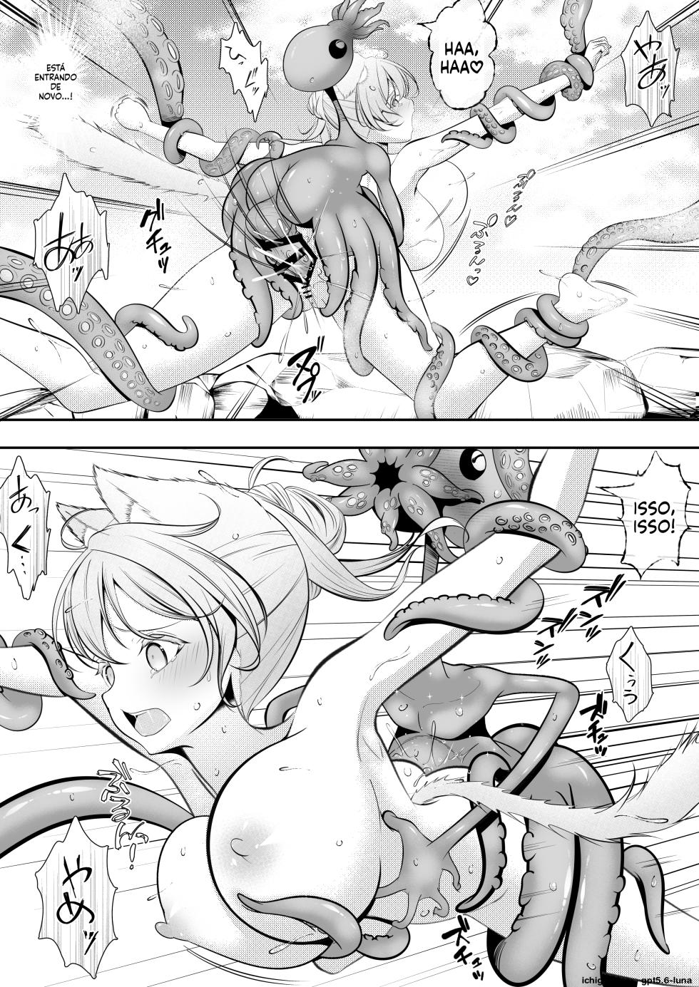 [Youidon] O Sofrimento da Garota Nekomimi: Prisão dos Tentáculos do Polvo - Page 23