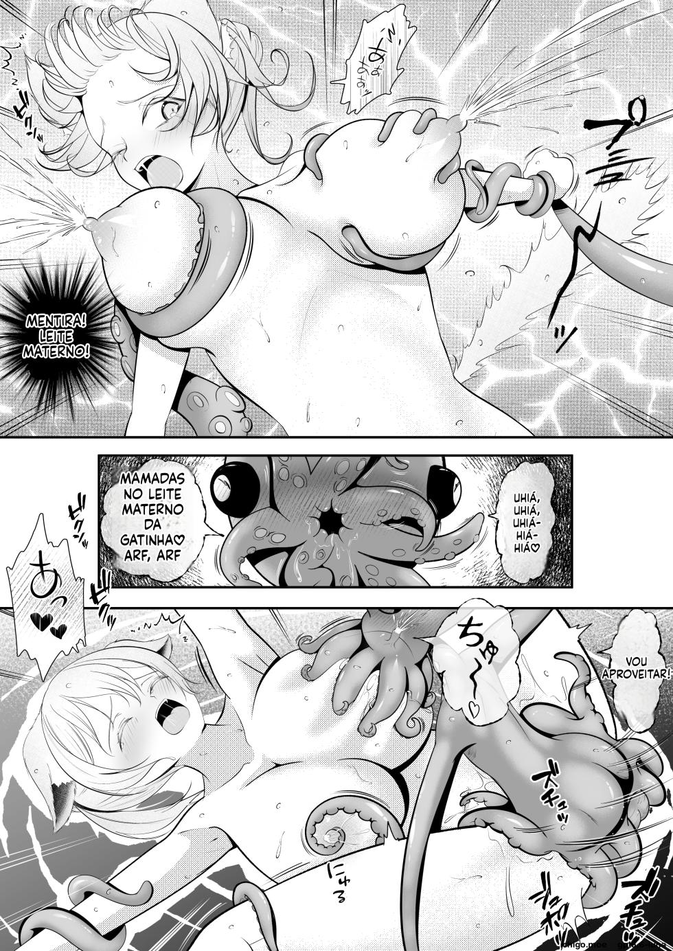 [Youidon] O Sofrimento da Garota Nekomimi: Prisão dos Tentáculos do Polvo - Page 32