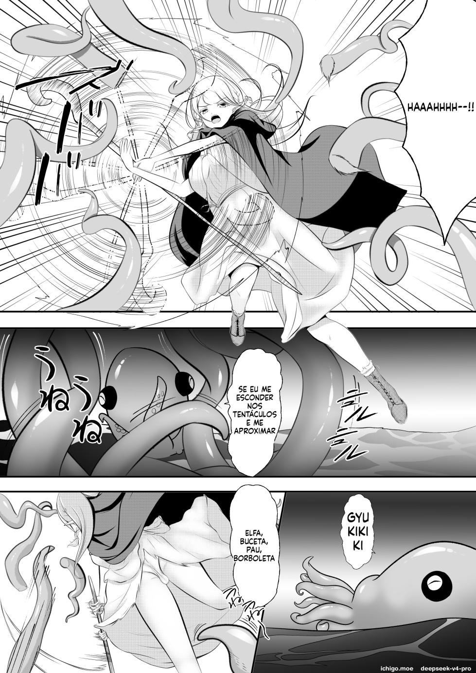 [Youidon] A Derrota da Elfa: Prisão dos Tentáculos do Polvo - Page 12