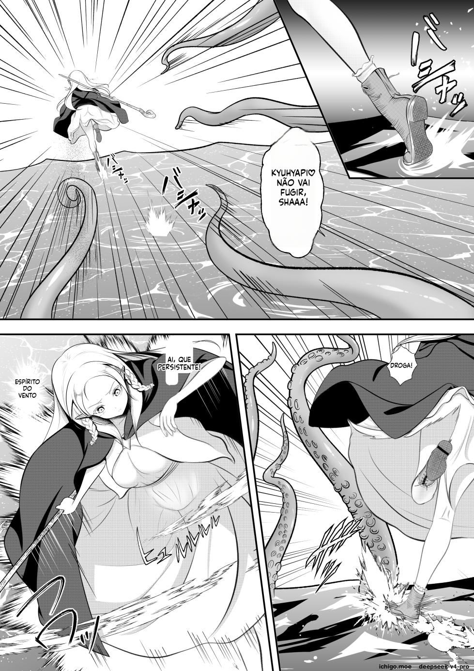 [Youidon] A Derrota da Elfa: Prisão dos Tentáculos do Polvo - Page 16