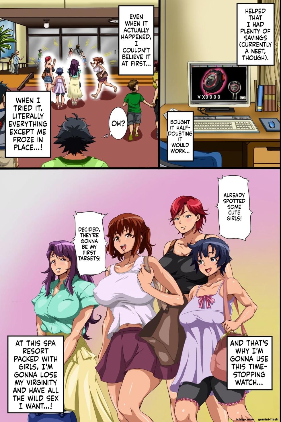 [MC (magen)] Suparizōto de Jikanteishi! Jikanteishi Nōryoku o Teni Iretano de Hāremu Purei ni Gokufuri Shita-MTL - Page 34