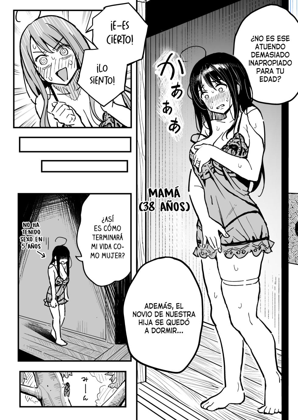 [Surumenium (Taniguchi Daisuke)] Kanojo no Mama mo Sex Friend ni shita Hanashi! | La historia de cómo también hice que la madre de mi novia sea mi amiga sexual [Spanish] [Traducciones Necesarias] - Page 9