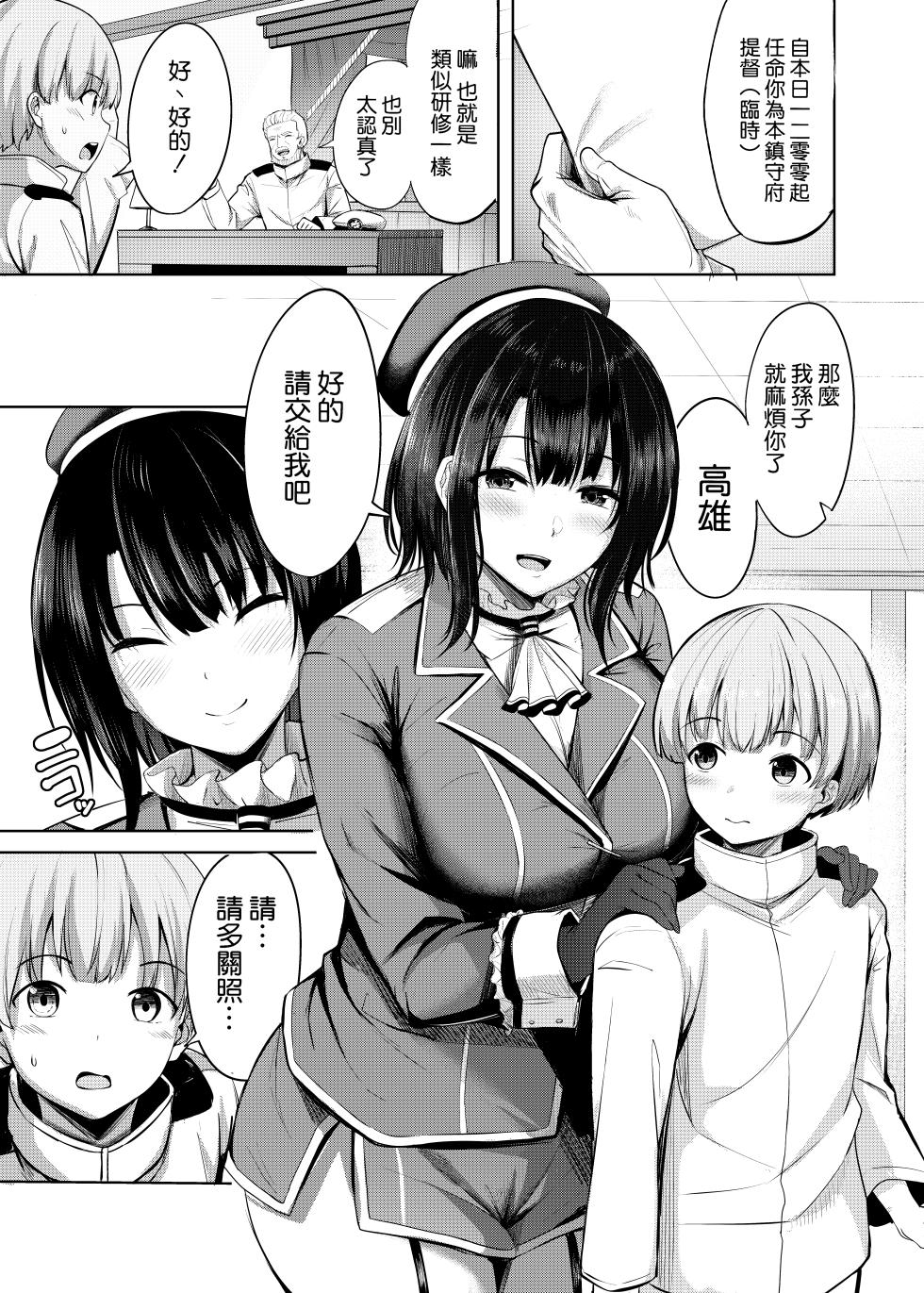 [Socha-ya (nicoby)] Takao-san no Seijijou (Kantai Collection -KanColle-) [Chinese] [空気系☆漢化] [Digital] - Page 3