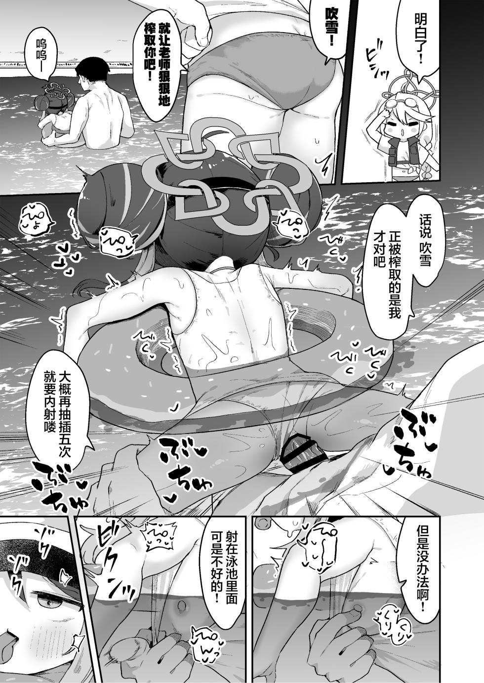 [Mugichoko Store (Mugichoko)] Fubuki to Naisho no Osabori | 和吹雪一起偷偷摸上一整天的鱼 (Blue Archive) [Chinese] [猫瓶瓶汉化组] [Digital] - Page 20