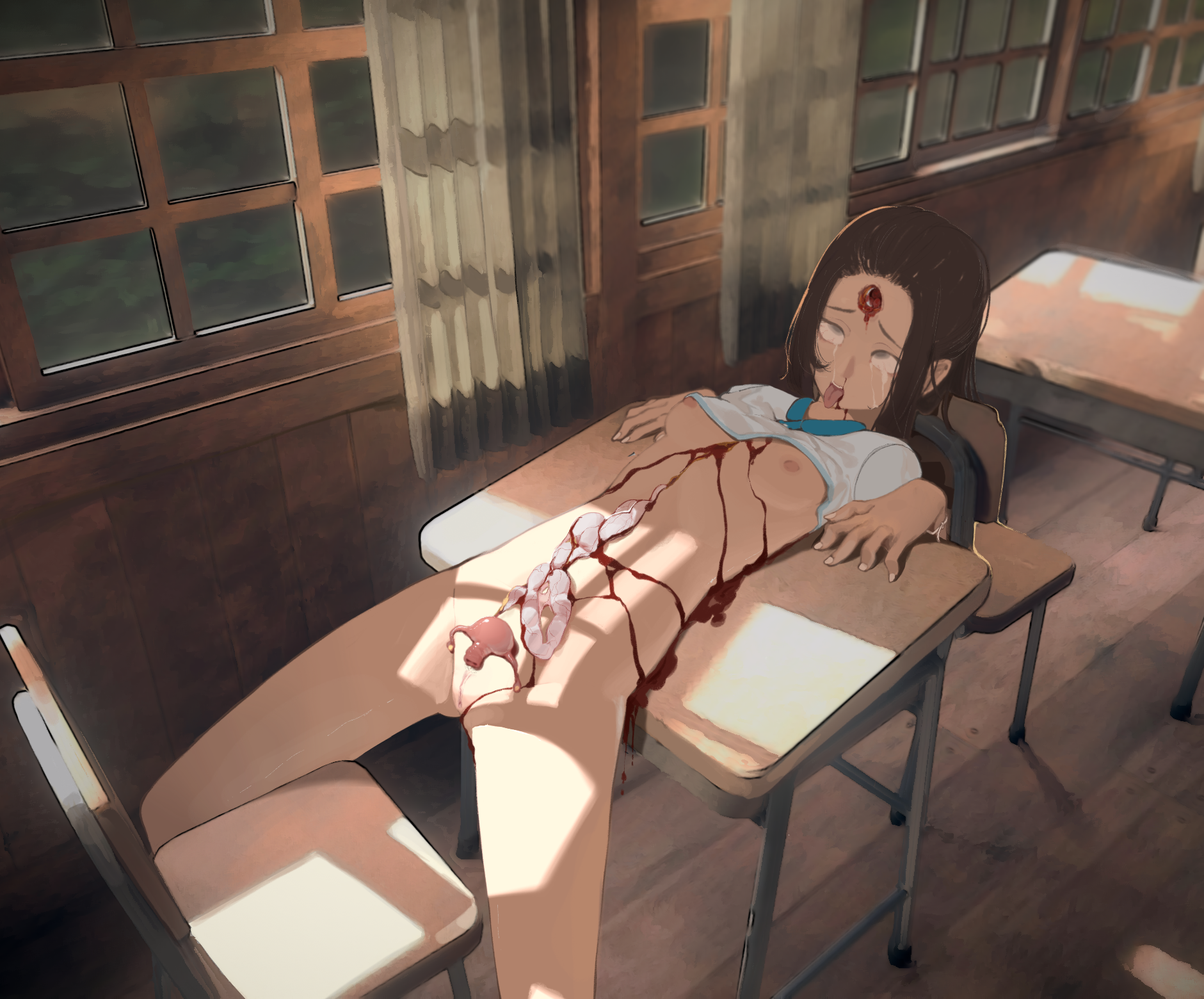 {female}R18G⚠corpse⚠blood⚠[otogawa] - Page 12