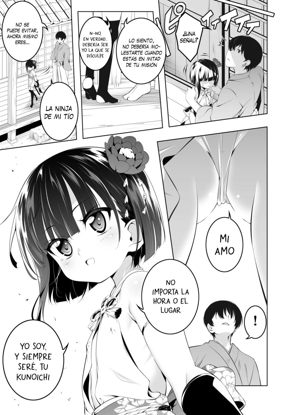 [Yuunabe Shinkouchuu (Tanabe Kyou)] Koushoku no Chuugi Kunoichi Botan Ni | Botan, la kunoichi lujuriosamente leal 2 [Spanish] [Traducciones necesarias] [Digital] - Page 4