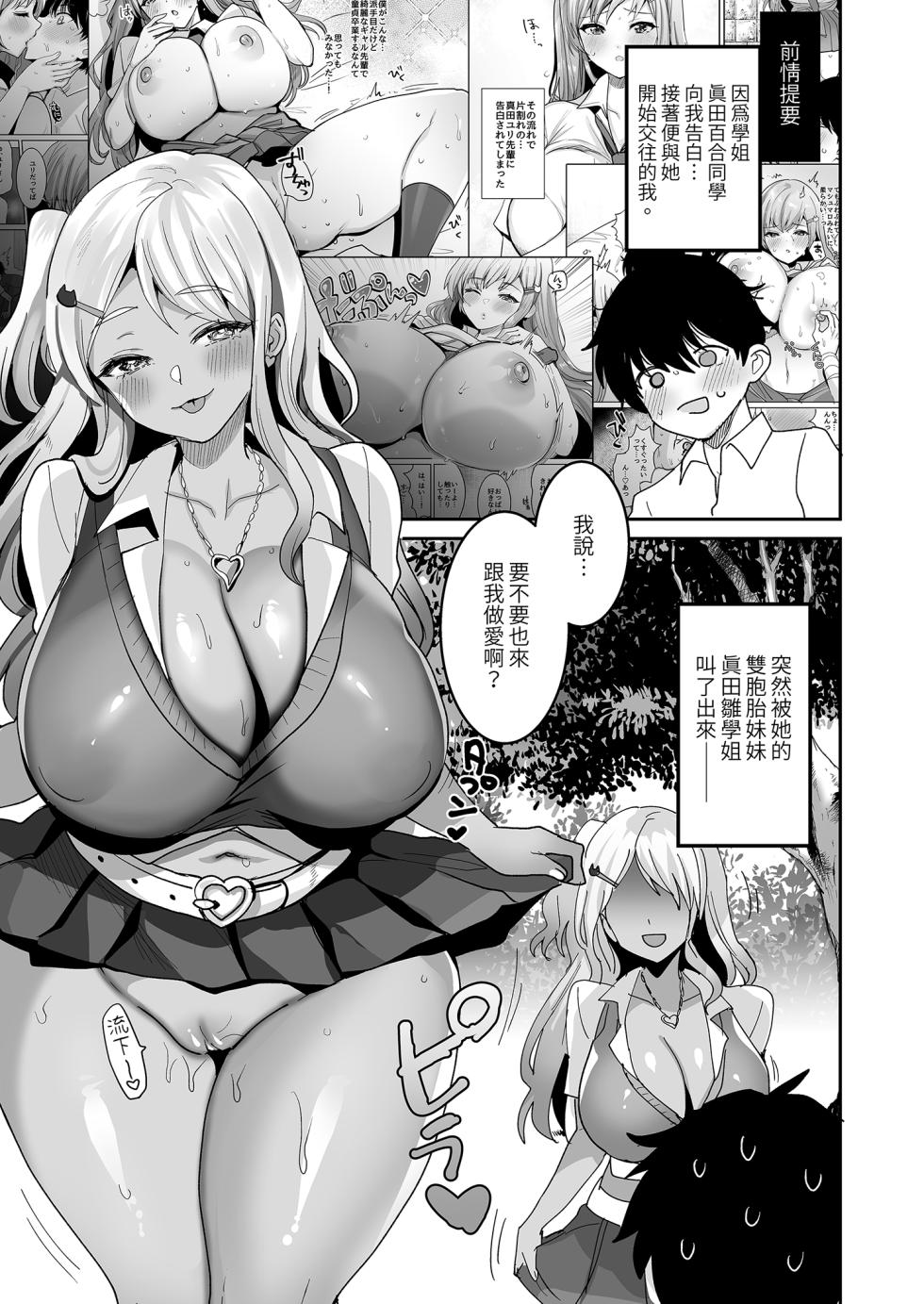 [Yamanashi Musume. (Meisuke)] Futago Gal o Boku no Chinpo de Toriko ni Shichatta Hanashi. 2 | 雙子辣妹迷上我的“小弟”2 [Chinese] [Decensored] [Digital] - Page 5