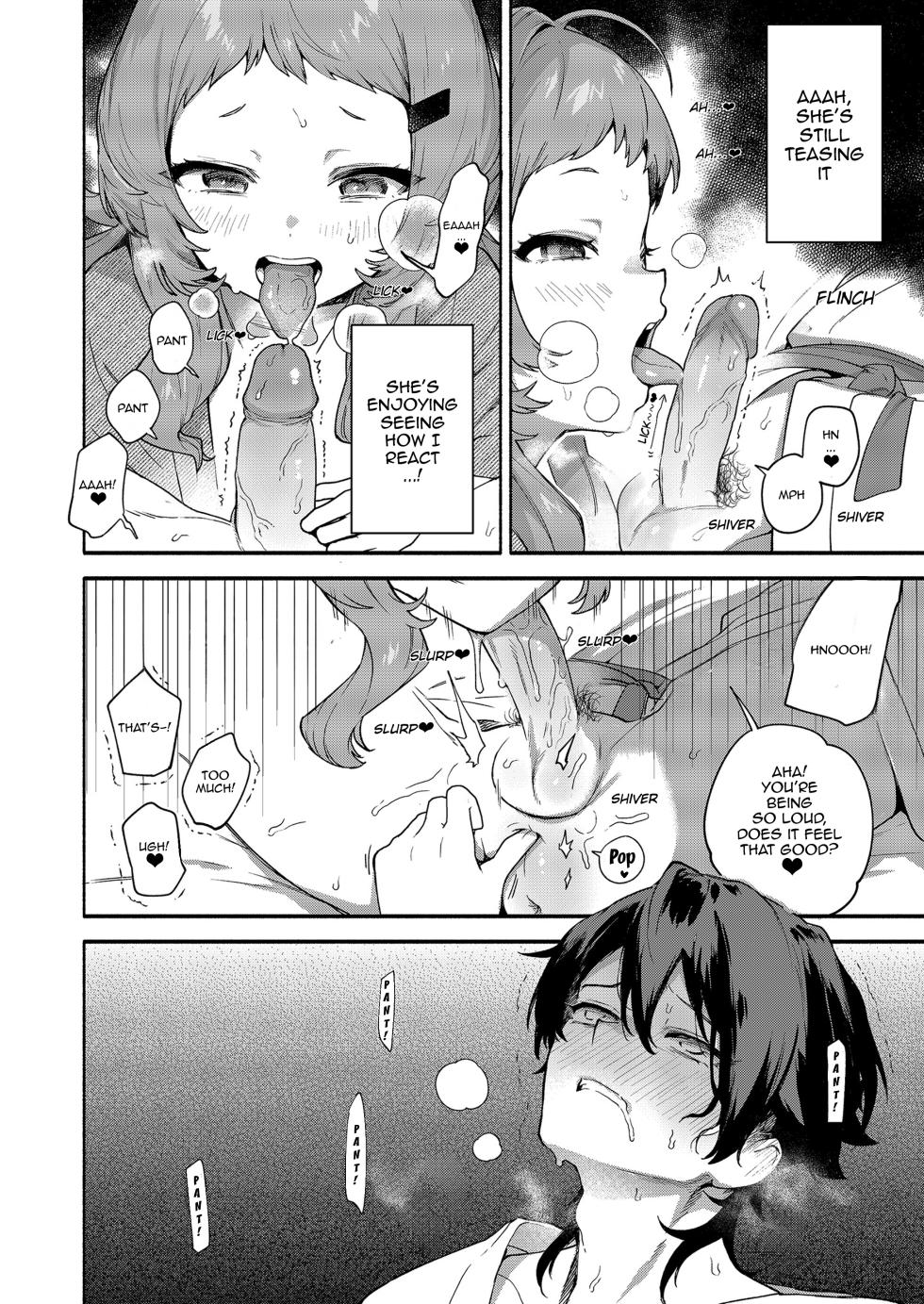 [Sakida Shoten (Sakida Saki)] Mako-senpai ni Taberareru. ~Chiisakute Dekkai Ama Sado Senpai ni Otosareru~ | Eaten By Mako-senpai ~Falling To A Tiny But Huge Sadist Senpai~ [English] [Decensored] [Digital] - Page 32