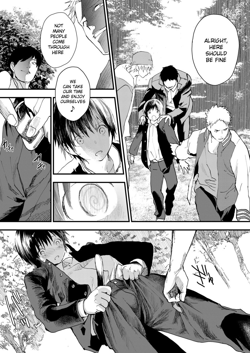 [Shota Mangaya-san (orukoa)] Hatsutaiken wa Chikan! Rinkan! Mesuochi Jigoku! [English] {Chin²} [Digital] - Page 22