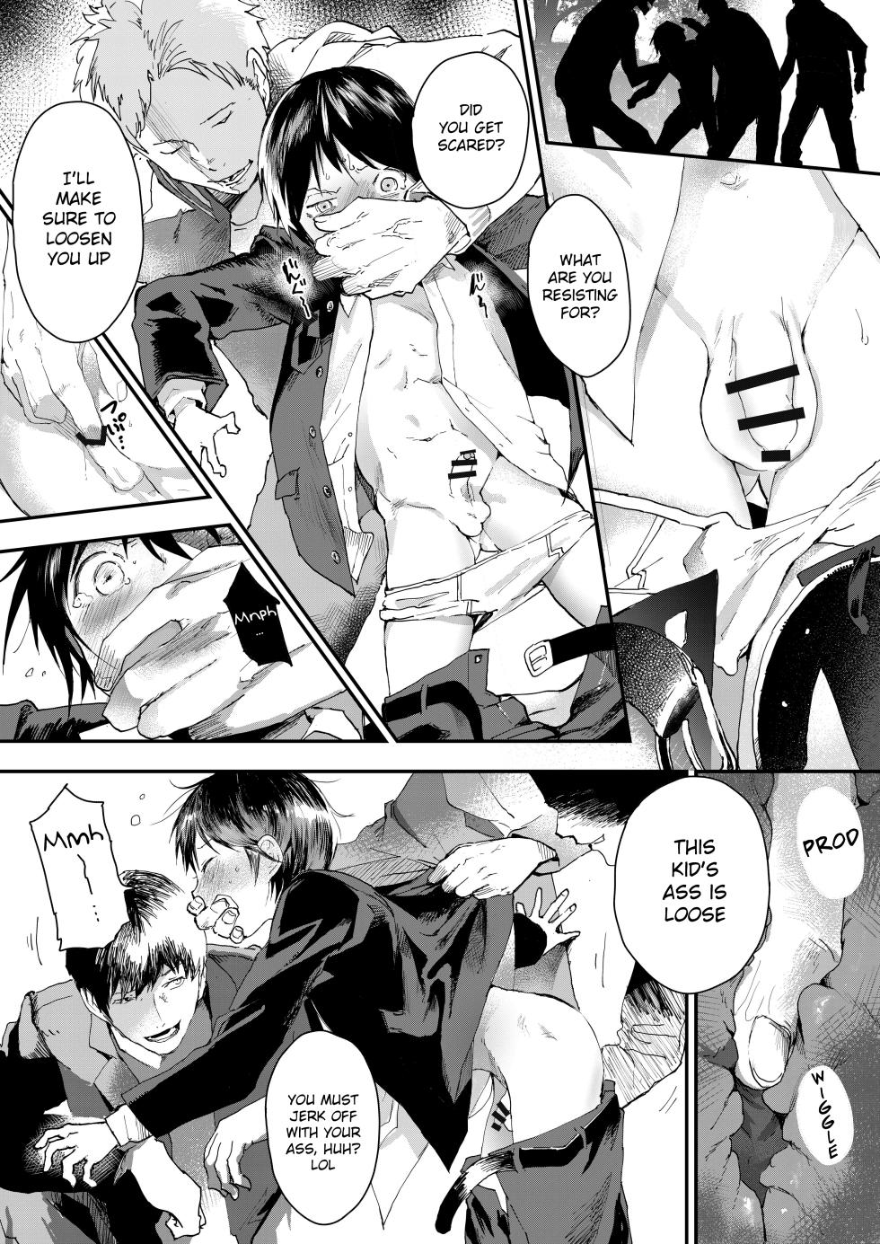[Shota Mangaya-san (orukoa)] Hatsutaiken wa Chikan! Rinkan! Mesuochi Jigoku! [English] {Chin²} [Digital] - Page 24