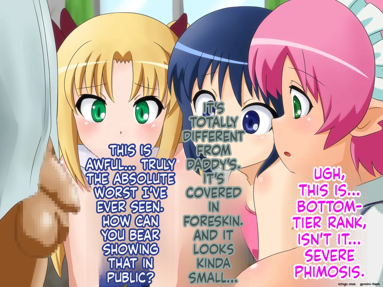 [Sekimen Shoujo] M otoko wa o◎nchin o baka ni sareru to dopyudopyusha sei shichau no - Page 8