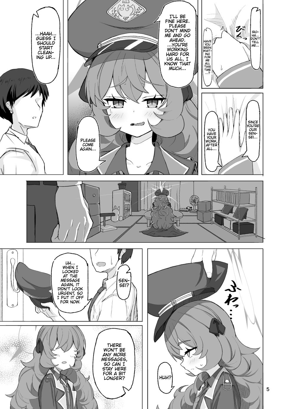 [bak_kut_teh_zuke (Bakute)] Iroha no Irogoto 2 | Iroha’s Forbidden Affair 2 (Blue Archive) [Digital] [English] [Thighs] - Page 4
