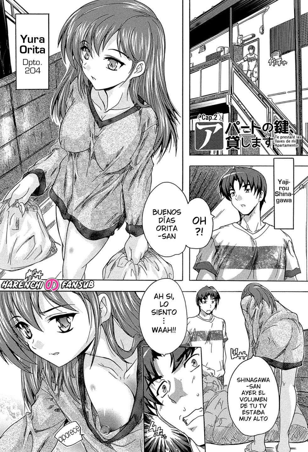 [Natsuka Q-ya] Aparment no Kagi Kashimasu 02 | Te prestare las llaves de mi Apartamento (Cap. 2) [Spanish] [Digital][Harenchi no Fansub] - Page 1