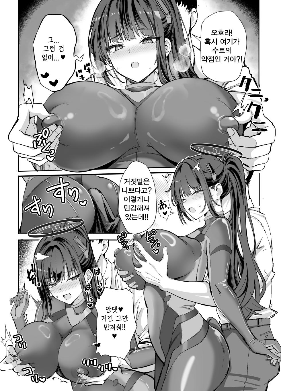 [Vivido (Kumasaku Tamizou)] Hatsunetsu Hatsujou Gouriteki Dosukebe Suit | 발열♥발정 합리적 음란 슈트 (Blue Archive) [Korean] [Digital] - Page 7