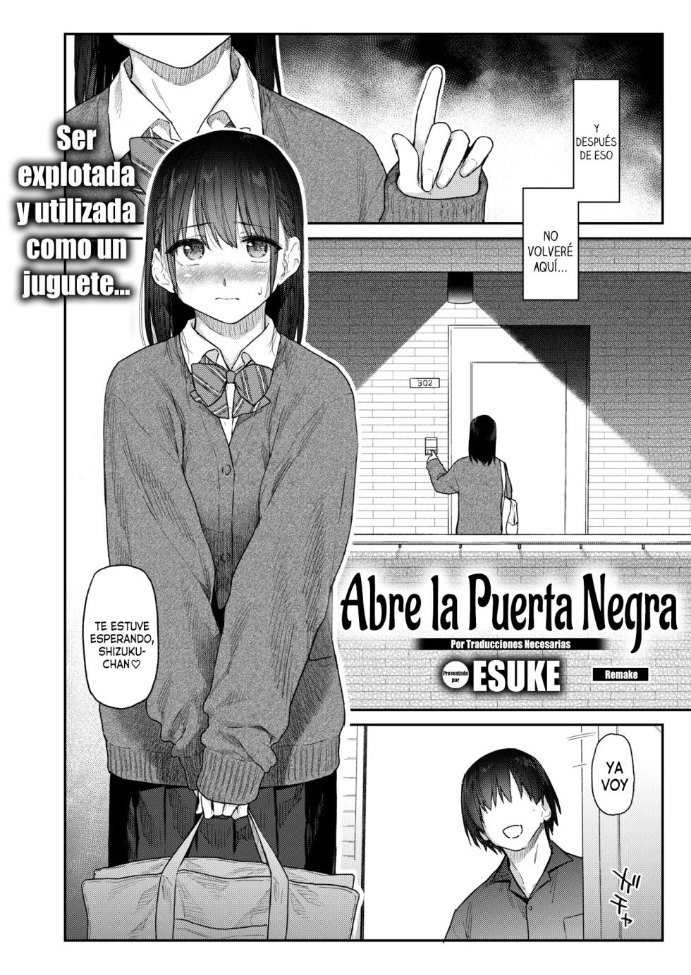 [Esuke] Kuroi Tobira Rimeiku-ban | Abre la puerta negra - Remake (WEEKLY Kairakuten 2026 No.31) [Spanish] [Traducciones necesarias] - Page 2