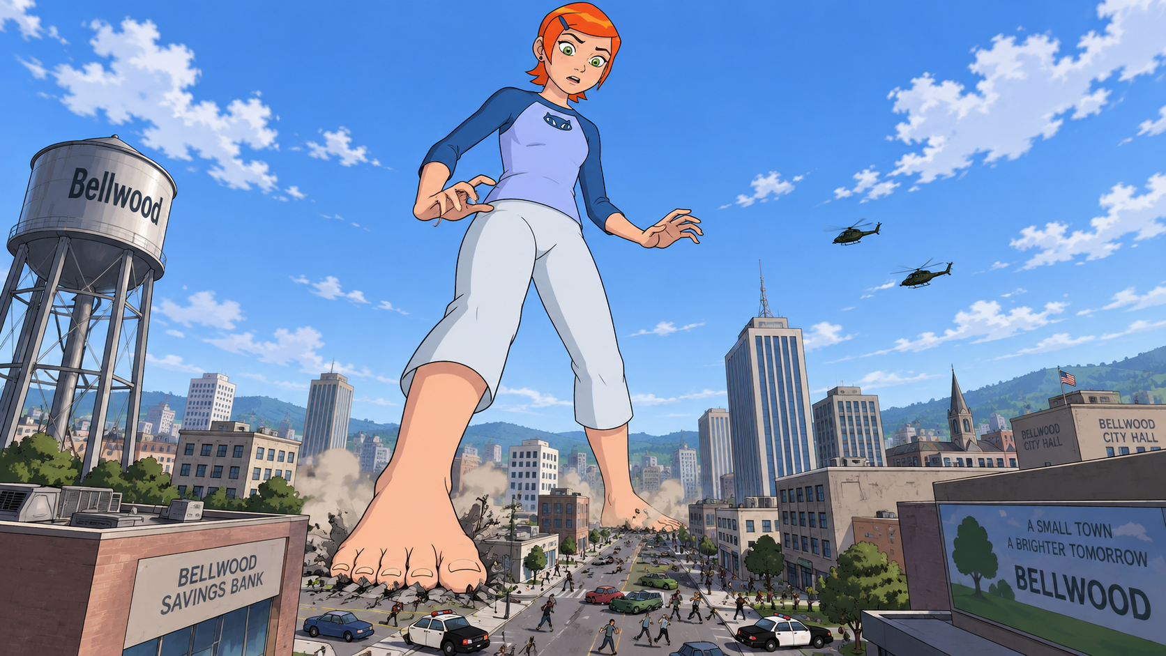 Giantess 17 [AI Generated] - Page 9