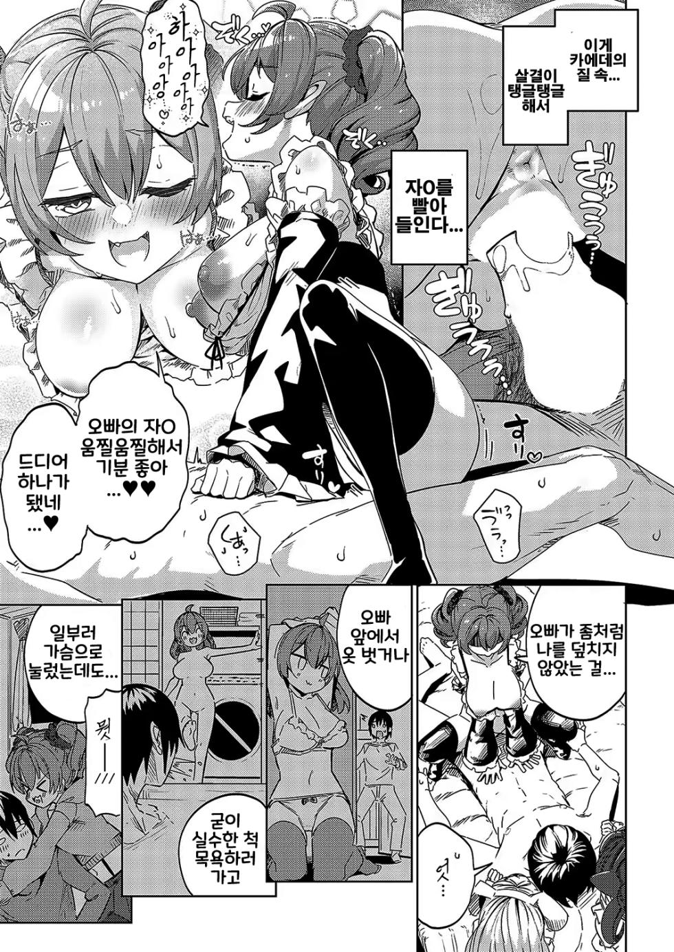 [Mannen Dokodoko Dondodoko (Tottotonero Tarou.)] Brother Comp-Sex [Korean] - Page 17