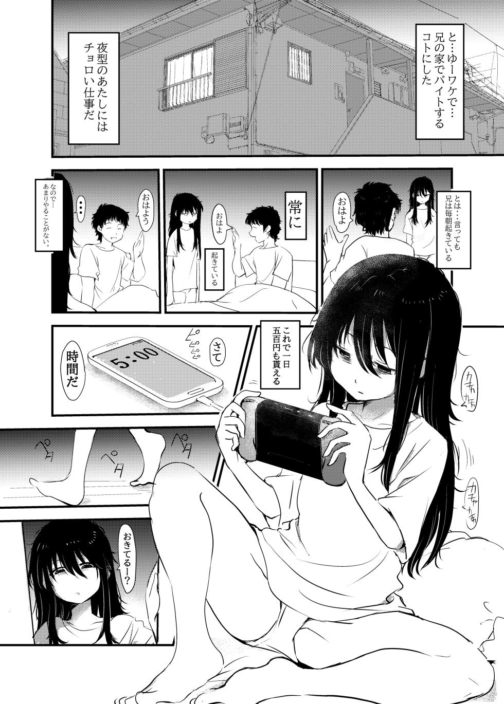 [Mimamori-tei (Mimamoriencyo)] Maiasa imouto ga oniichan o okosu dake no ohanashi - Page 4