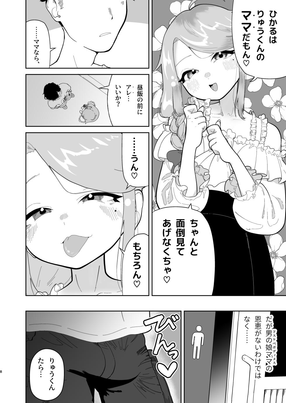 [Hyper Grown Tea (Nuwara Gray)] Ore no Otoko no Musume Mama ga Dosukebe Sugiru ndaga! ? [Digital] - Page 9