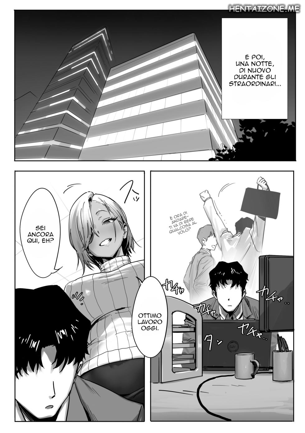[Genkai Hatsudensho (Nakamo)] Onna Gal Joushi to Furin suru Hanashi 1-2 | Ho una relazione con la mia sexy capa bionda 1-2 [Italian] - Page 37