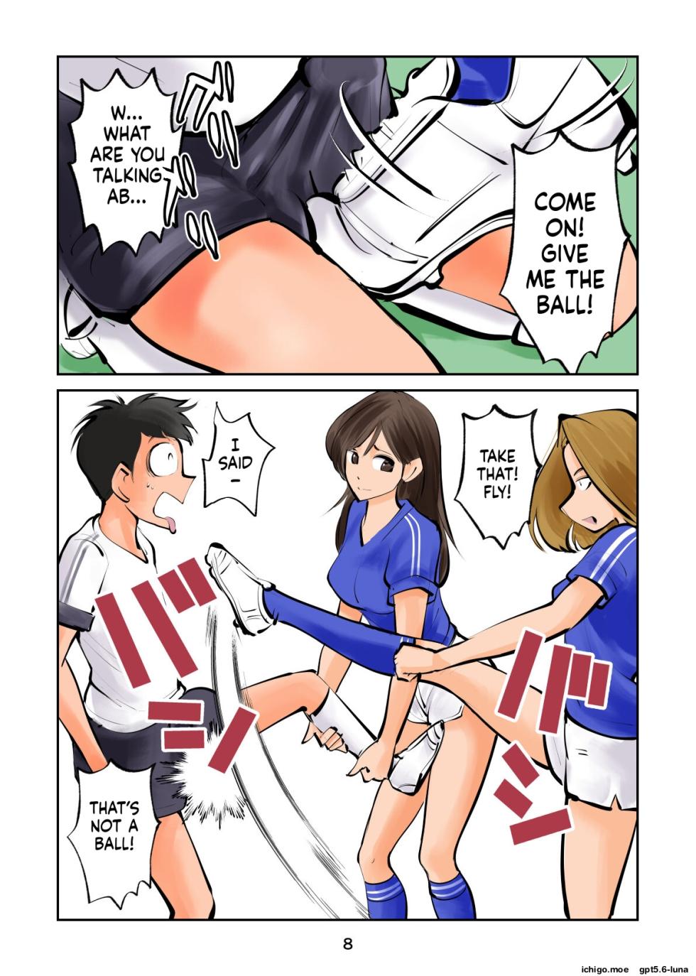 [Pecan (Makunouchi)] Groin kicking football 2 | Kinkeri Futsal 2 [English][MTL] - Page 9