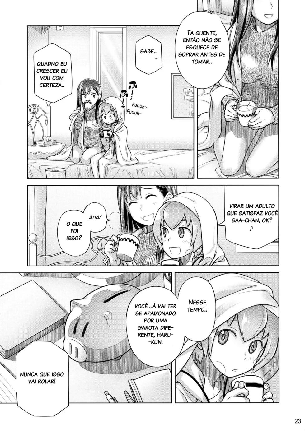 (C89) [Otaku Beam (Ootsuka Mahiro)] Stay by Me / One More [Portuguese-BR] - Page 21