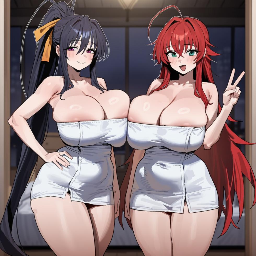 [kaminarimon_ai] [神羅天征] [仲見世] [雷門AIショップ] リアス・グレモリーx姫島朱乃 [AI Generated] - Page 5