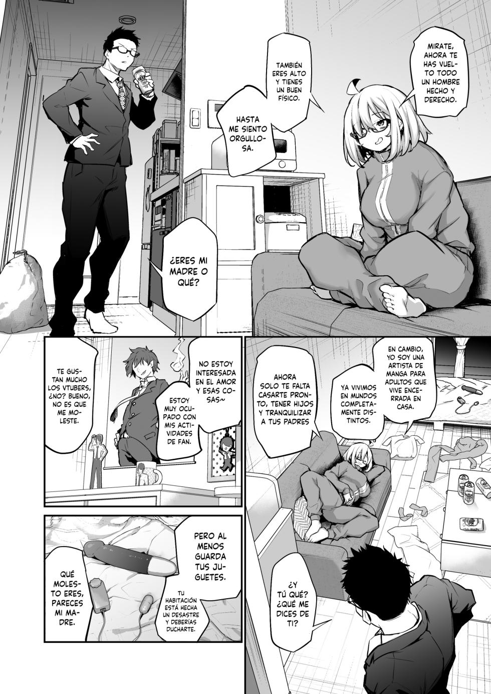 [Airandou] Furo Kyan Inkya Onna, Hatsu Kareshi Chinpo de Mesu ni Naru [Spanish] - Page 6