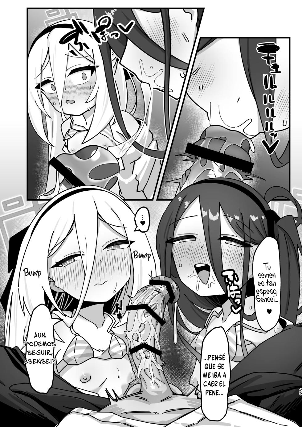 [Loli Chahan (Loli Chahan)] Apareamiento serio con Alice y Kei libro para dejarlas preñadas edición para hacer bebés (Blue Archive) [Spanish] [Cathal] [Digital] - Page 29