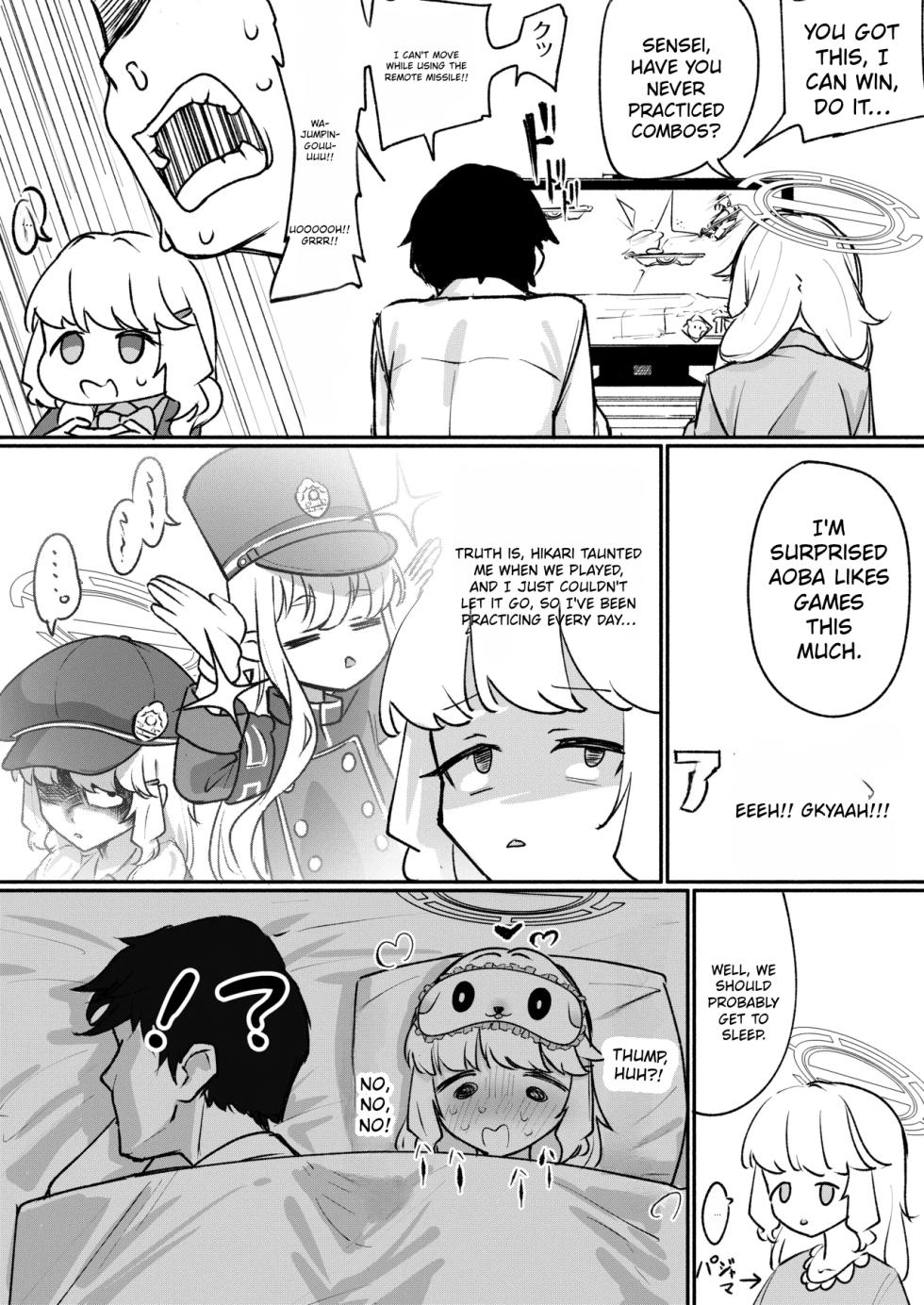[FEMTO-PICO (Femupiko)] Aoba's Sensei Addiction EX | Aoba wa Sensei Izonshou EX (Blue Archive) [Digital] [English] [Impregnating Mating Press Scans] - Page 7