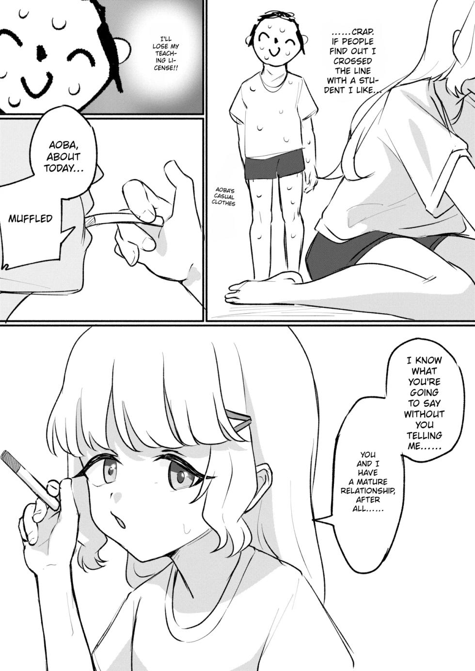 [FEMTO-PICO (Femupiko)] Aoba's Sensei Addiction EX | Aoba wa Sensei Izonshou EX (Blue Archive) [Digital] [English] [Impregnating Mating Press Scans] - Page 24
