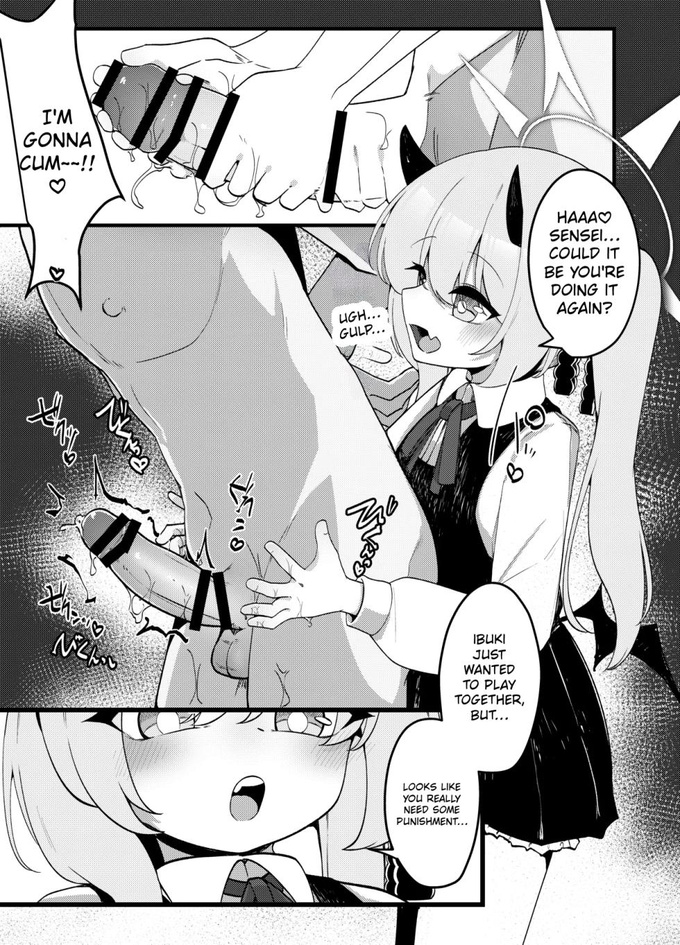 [Koyumean (Kazakami Sudare)] Seiyoku Tsuyotsuyo Succubus Ibuki ga Maso Sensei o Ijime Tsukusu Hanashi | The Story of the Insatiable Succubus Ibuki Bullying a Maso-Sensei to the Extreme (Blue Archive) [English] [Digital] [Makoto Hanuma Scans] - Page 12