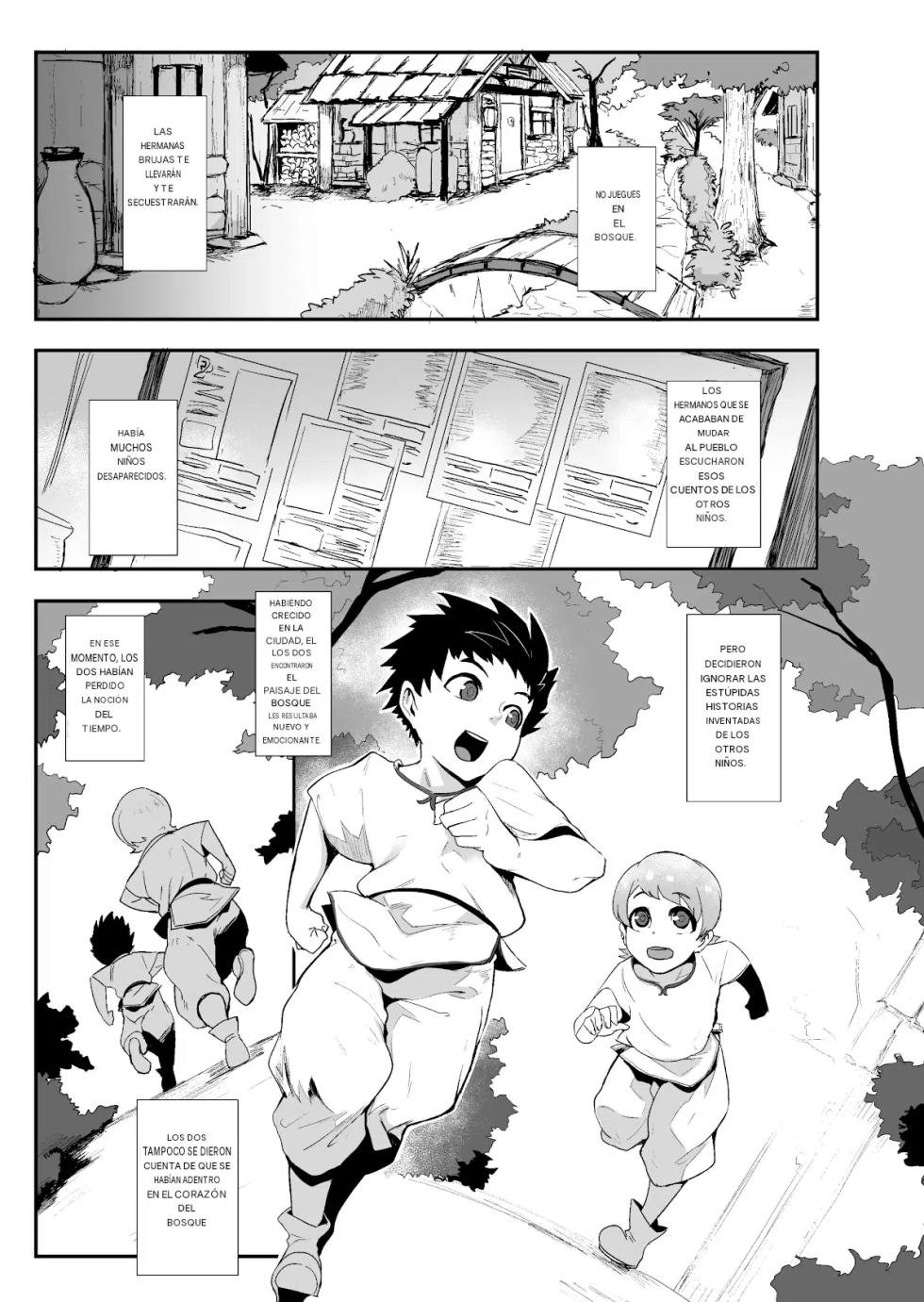 (Otochichi) Mori no Majo - Kyousei Jinkaku Haishutsu Shasei - Español - Page 2