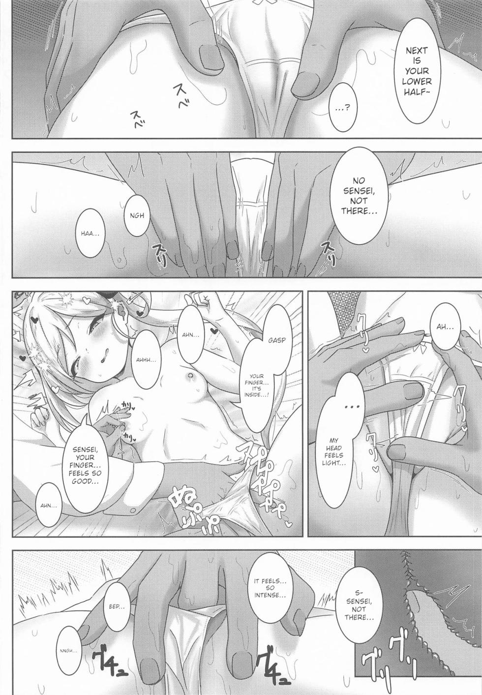 (C108) [Puni Milk (HinnNya)] Putting Bratty Mutsuki in Her Place! | Koakuma Mutsuki o wakaraseru! (Blue Archive) [English] [Impregnating Sexy Lolis Scans] - Page 9