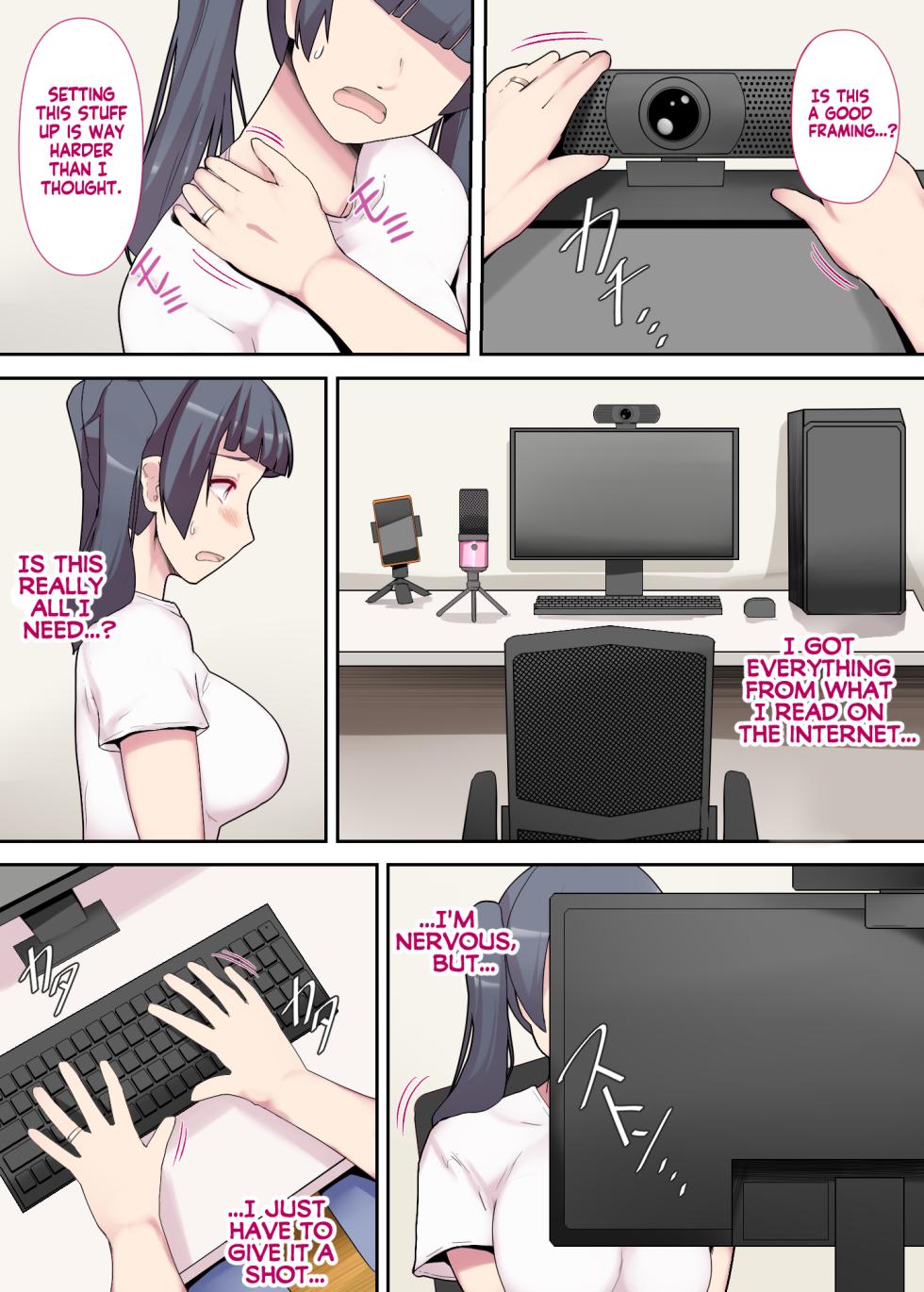 [Mitsumitsu Niku] Shiroto Tsuma no Himitsu Haishin ~Zenpen~ | Housewife’s secret livestream Part 1 [English] [KM_42] - Page 7