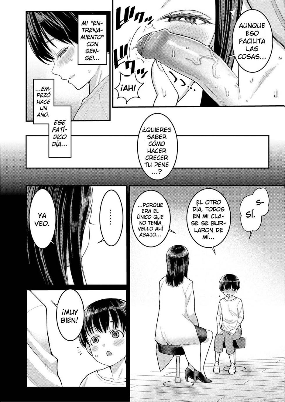 [Agata] Shiori Sensei wa Ochinchin no Sodateya-san Shiori-Sensei Sin censura - Page 7