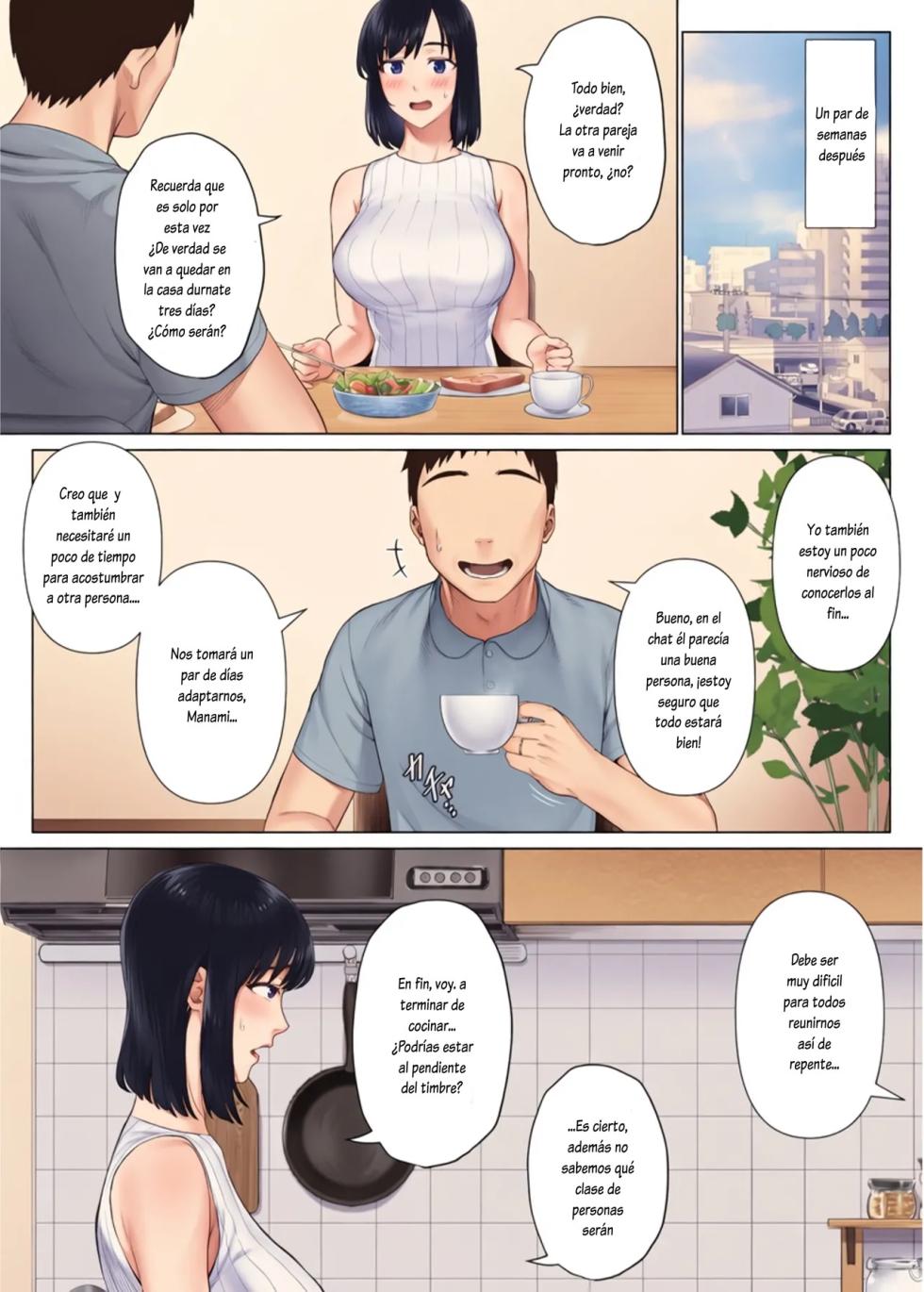[Mitsumitsu Niku (Hikitogu)] LeveChi na Swapping 1 ~Seiheki ni Mezameru Otto Hen~ [Spanish] [Lovely Diablesse Scan] [Decensored] - Page 14