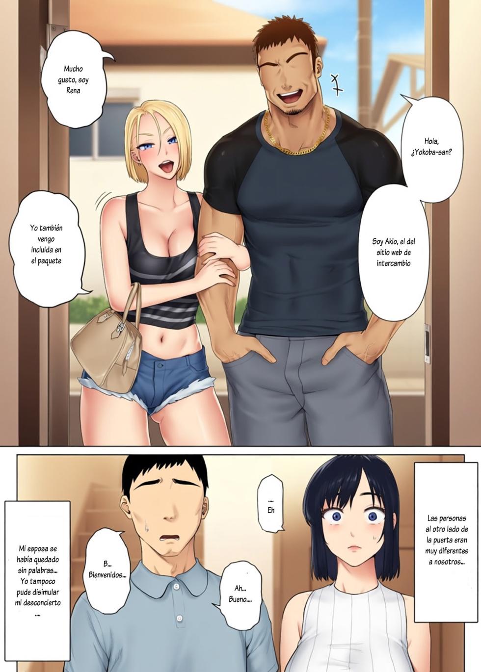 [Mitsumitsu Niku (Hikitogu)] LeveChi na Swapping 1 ~Seiheki ni Mezameru Otto Hen~ [Spanish] [Lovely Diablesse Scan] [Decensored] - Page 16