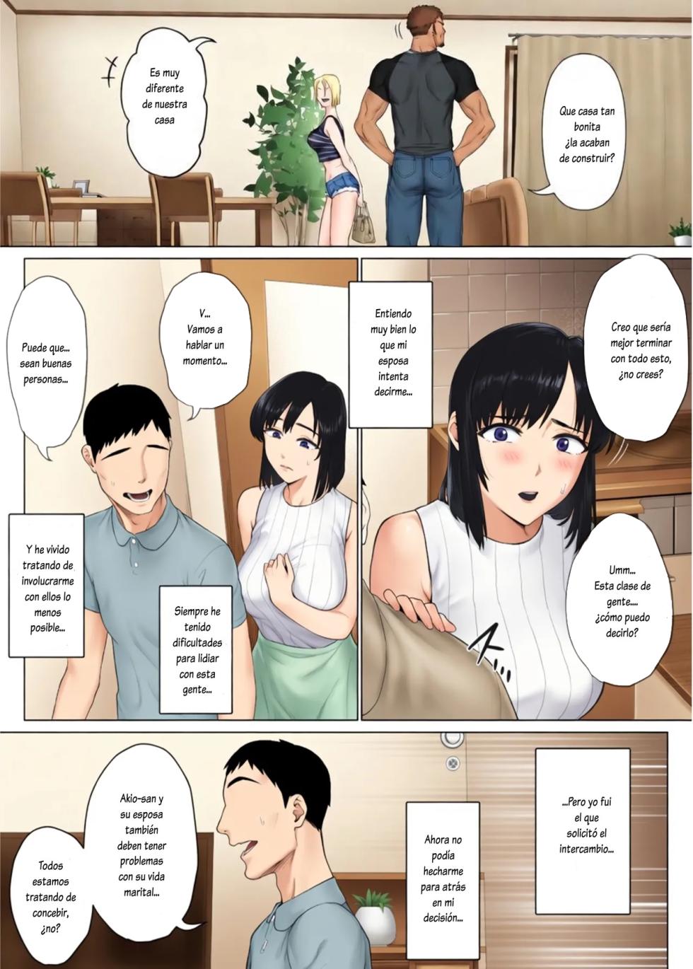 [Mitsumitsu Niku (Hikitogu)] LeveChi na Swapping 1 ~Seiheki ni Mezameru Otto Hen~ [Spanish] [Lovely Diablesse Scan] [Decensored] - Page 17