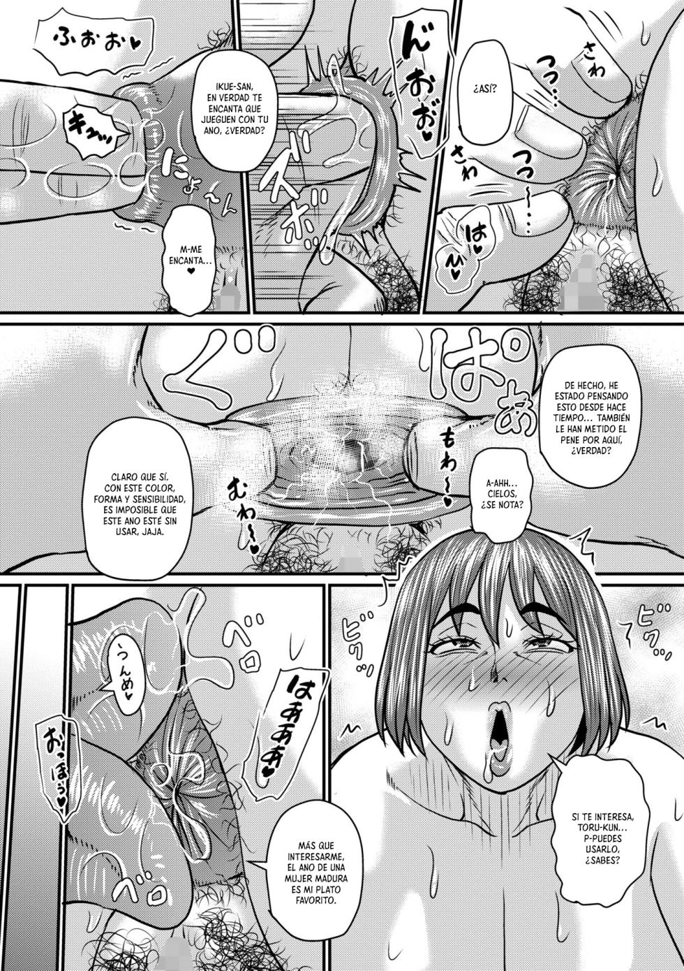 [Jirou] Aru Shufu no Kyuujitsu Zokuhou｜El día libre de una Ama de Casa 2 [Spanish] [Daraku Hotel] [Digital] - Page 12