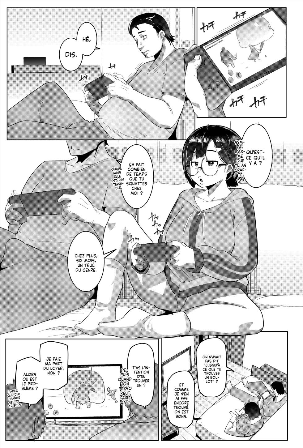 [Hitsuji Kikaku (Muneshiro)] Kouhai in the Home | Ma Coloc sans taff veut se lancer dans le Stream [French] [Lopxi] [Digital] - Page 3