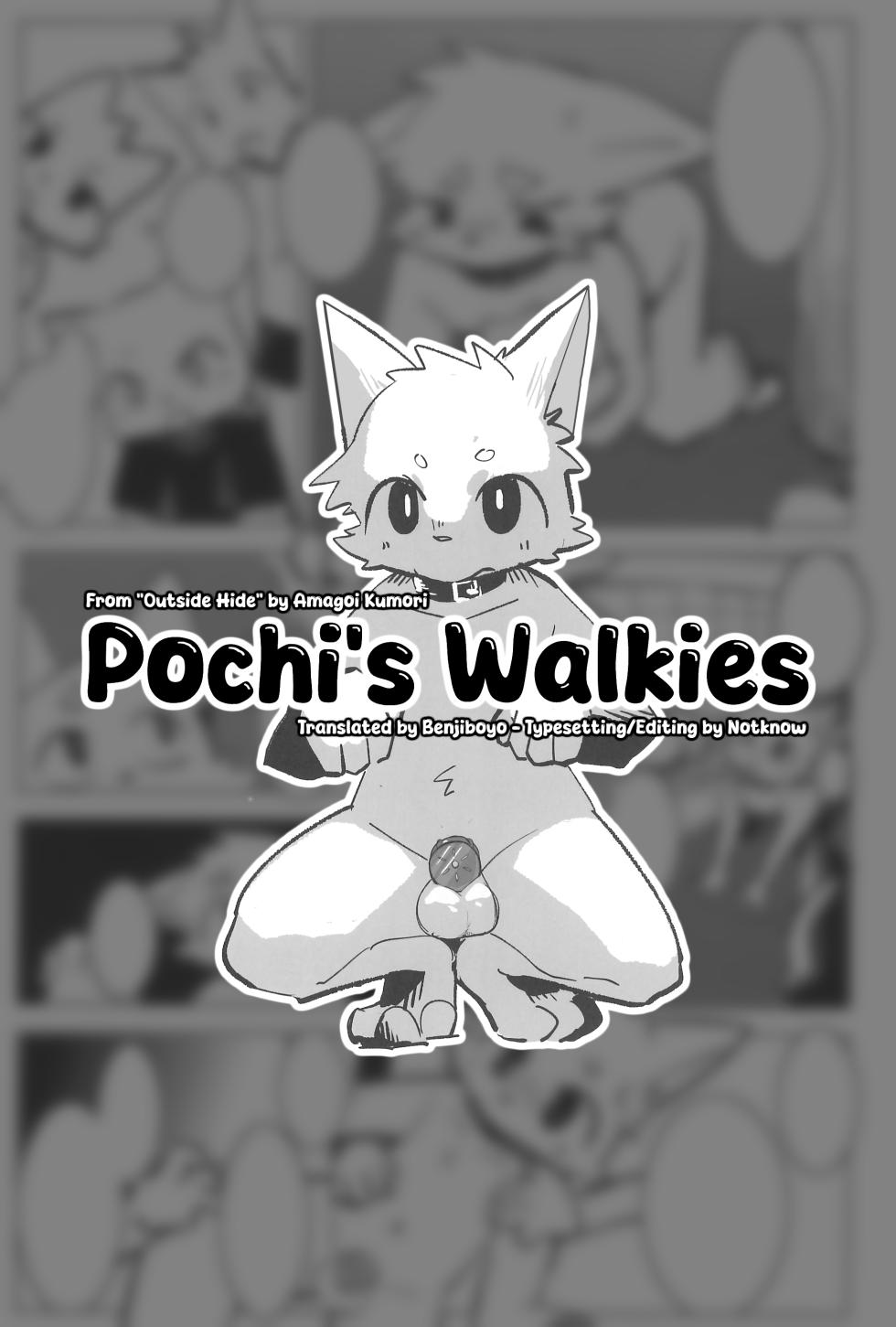 (Kansai Kemoket 11) [Pom Rice (Amagoi Kumori)] Pochi's Walkies (Outside Hide) [English] [Benjiboyo] - Page 1