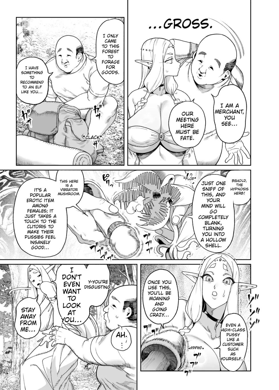 [Kamaboko Koubou (Kamaboko)] Isekai Saimin Oji-san ~Saimin Gift de Elf-tachi o Chinpohame~ | Isekai Hypnosis Uncle: Stuffing Elves with My Cock Using a Hypnosis Gift [English] [Digital] - Page 4