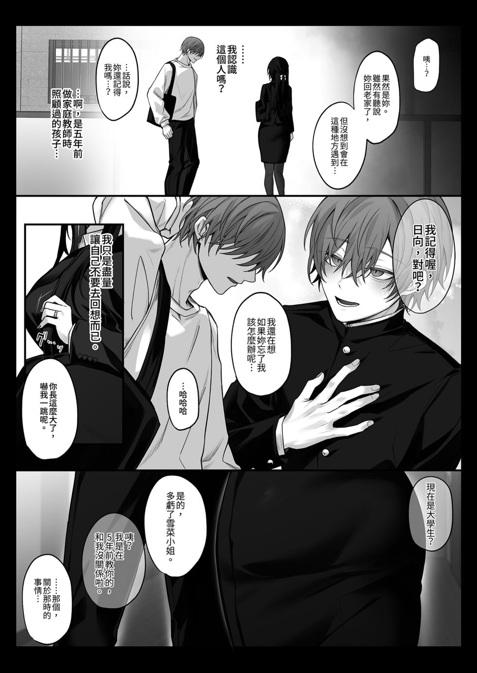 [Niikyuu (Luku)] Zutto Suki datta Onee-san ga Zenshin Jiko Kaihatsu-zumi no Shojo Miboujin ni natteta Hanashi | 我心儀已久的姐姐竟變成了開發完的處女寡婦 [Chinese] [Decensored] [Digital] - Page 4