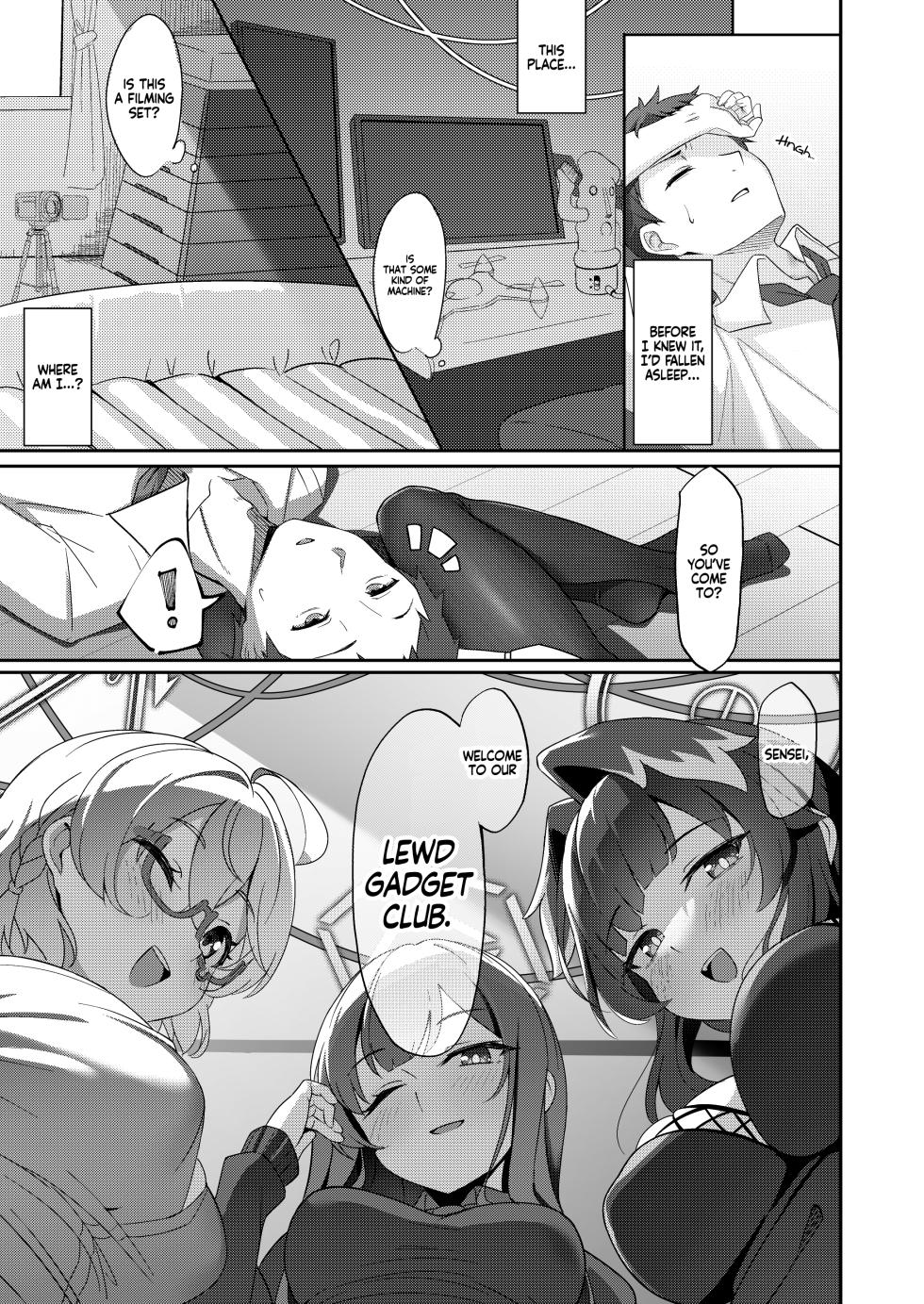 Kuragesanya (Ajihurai) Youkoso Ero Gajetto-bu He | Welcome to The Lewd Gadget Club! (Blue Archive) [English] [Douzo Lad Translations] [Digital] - Page 2