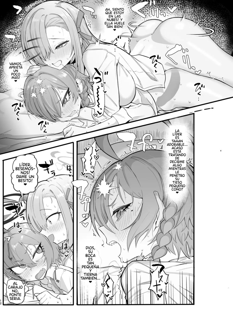 [Hakeverse (Hakeashi)] Yarasete!! Neru Senpai | ¡Neru, porfavor dejanos acostarnos contigo! (Blue Archive) [Spanish] [KotonohaTranslations] - Page 11