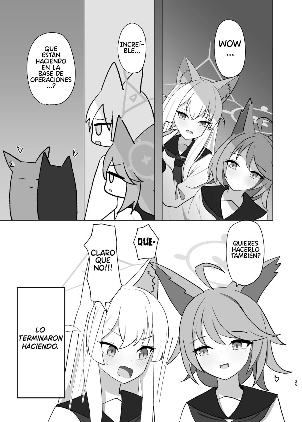 [Kuun Heiluri (Aikawa Yuzuki)] Niko no Tokusei! Oinari Full Course | El plato especial de Niko (Curso completo!) (Blue Archive) [Spanish] [KotonohaTranslations] [Digital] - Page 25