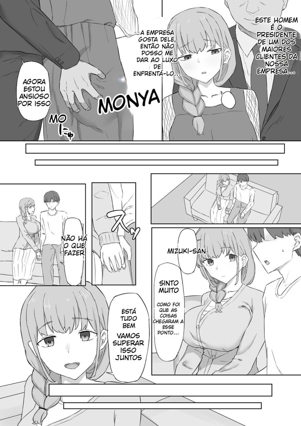[Muripoyo] Tsuma ga Shachou ni Netorareru | Minha esposa é roubada pelo presidente [Portuguese-BR] - Page 4